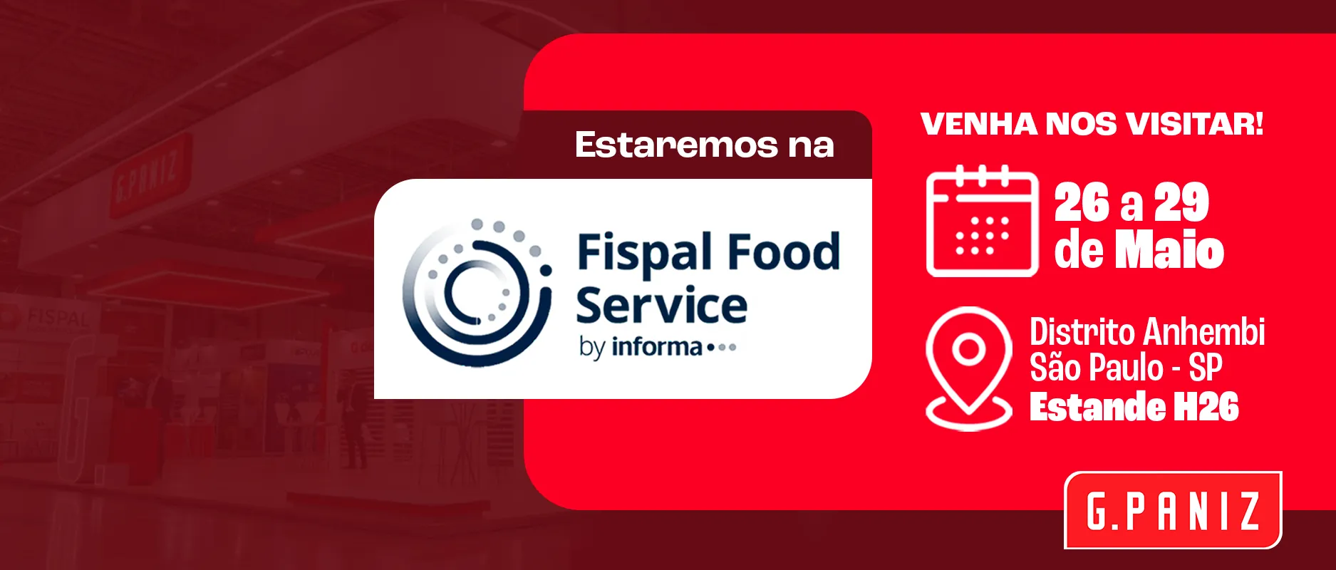 Estaremos na Fispal Food Service